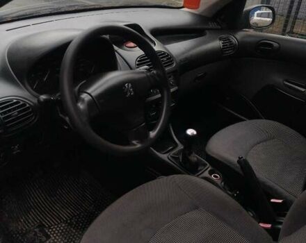 Синий Пежо 206, объемом двигателя 1.36 л и пробегом 184 тыс. км за 3000 $, фото 7 на Automoto.ua