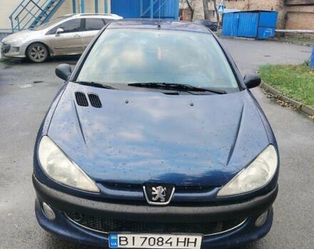 Синий Пежо 206, объемом двигателя 1.36 л и пробегом 184 тыс. км за 3000 $, фото 4 на Automoto.ua