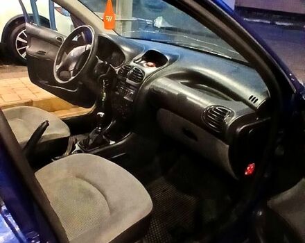 Синий Пежо 206, объемом двигателя 1.4 л и пробегом 184 тыс. км за 2999 $, фото 4 на Automoto.ua