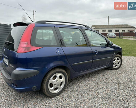 Синий Пежо 206, объемом двигателя 1.36 л и пробегом 217 тыс. км за 3150 $, фото 11 на Automoto.ua
