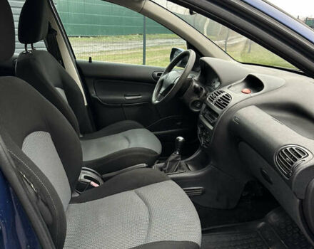 Синий Пежо 206, объемом двигателя 1.36 л и пробегом 217 тыс. км за 3150 $, фото 23 на Automoto.ua