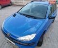 Синий Пежо 206, объемом двигателя 1.4 л и пробегом 316 тыс. км за 2597 $, фото 1 на Automoto.ua