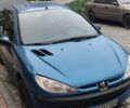 Синий Пежо 206, объемом двигателя 1.36 л и пробегом 317 тыс. км за 4000 $, фото 1 на Automoto.ua