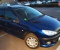 Синий Пежо 206, объемом двигателя 1.36 л и пробегом 280 тыс. км за 4000 $, фото 1 на Automoto.ua