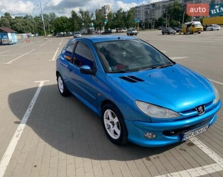 Синій Пежо 206, об'ємом двигуна 1.6 л та пробігом 300 тис. км за 2150 $, фото 1 на Automoto.ua