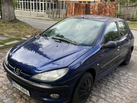 Синий Пежо 206, объемом двигателя 1.6 л и пробегом 222 тыс. км за 1333 $, фото 1 на Automoto.ua