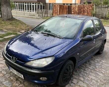 Синий Пежо 206, объемом двигателя 1.6 л и пробегом 222 тыс. км за 1333 $, фото 1 на Automoto.ua