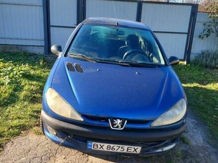 Синій Пежо 206, об'ємом двигуна 1.1 л та пробігом 141 тис. км за 1700 $, фото 1 на Automoto.ua