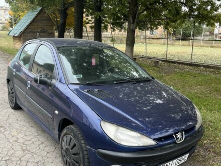 Синий Пежо 206, объемом двигателя 1.6 л и пробегом 185 тыс. км за 1250 $, фото 1 на Automoto.ua