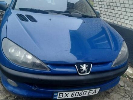 Синий Пежо 206, объемом двигателя 1.6 л и пробегом 202 тыс. км за 2900 $, фото 1 на Automoto.ua