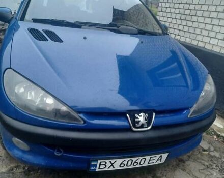 Синий Пежо 206, объемом двигателя 1.6 л и пробегом 202 тыс. км за 2900 $, фото 1 на Automoto.ua