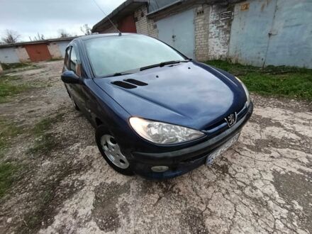Синий Пежо 206, объемом двигателя 2 л и пробегом 269 тыс. км за 2450 $, фото 1 на Automoto.ua