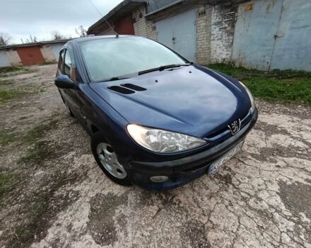 Синій Пежо 206, об'ємом двигуна 2 л та пробігом 269 тис. км за 2450 $, фото 1 на Automoto.ua