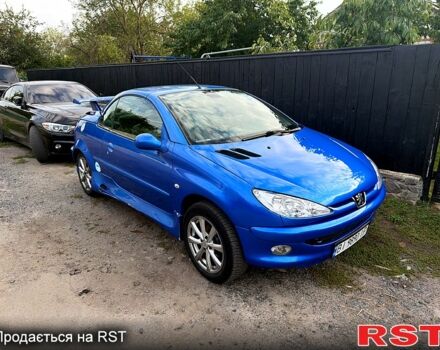 Синий Пежо 206, объемом двигателя 1.6 л и пробегом 230 тыс. км за 3250 $, фото 1 на Automoto.ua