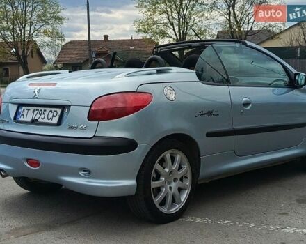 Синий Пежо 206, объемом двигателя 2 л и пробегом 220 тыс. км за 3500 $, фото 1 на Automoto.ua