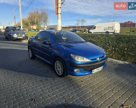 Синій Пежо 206, об'ємом двигуна 1.59 л та пробігом 183 тис. км за 4100 $, фото 1 на Automoto.ua