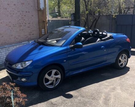 Синий Пежо 206, объемом двигателя 1.6 л и пробегом 15 тыс. км за 4200 $, фото 1 на Automoto.ua