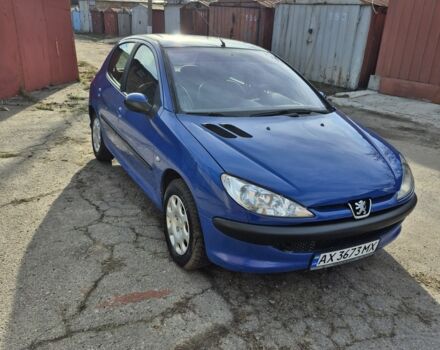 Синий Пежо 206, объемом двигателя 1.4 л и пробегом 188 тыс. км за 2700 $, фото 1 на Automoto.ua
