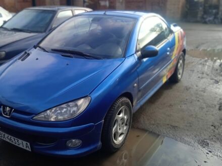 Синій Пежо 206, об'ємом двигуна 2 л та пробігом 160 тис. км за 2999 $, фото 1 на Automoto.ua