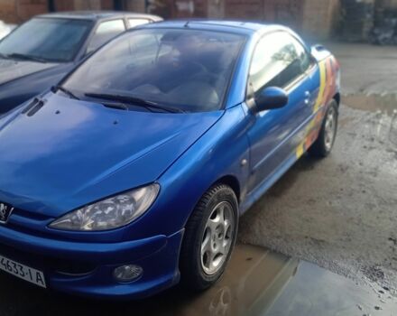 Синий Пежо 206, объемом двигателя 2 л и пробегом 160 тыс. км за 2999 $, фото 1 на Automoto.ua