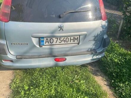 Синий Пежо 206, объемом двигателя 1.36 л и пробегом 148 тыс. км за 1900 $, фото 1 на Automoto.ua