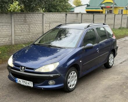 Синий Пежо 206, объемом двигателя 1.4 л и пробегом 199 тыс. км за 2998 $, фото 1 на Automoto.ua