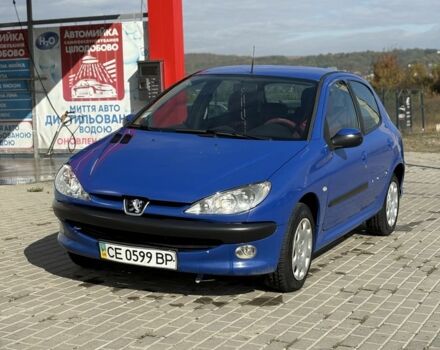 Синій Пежо 206, об'ємом двигуна 1.4 л та пробігом 265 тис. км за 1999 $, фото 1 на Automoto.ua