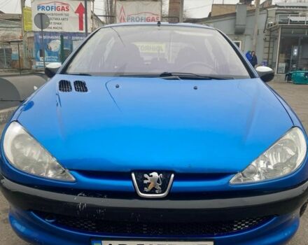 Синій Пежо 206, об'ємом двигуна 1.4 л та пробігом 185 тис. км за 3200 $, фото 1 на Automoto.ua