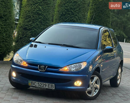 Синий Пежо 206, объемом двигателя 1.6 л и пробегом 240 тыс. км за 2777 $, фото 1 на Automoto.ua