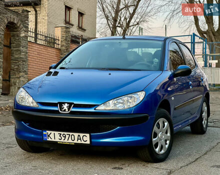 Синій Пежо 206, об'ємом двигуна 1.36 л та пробігом 133 тис. км за 5500 $, фото 1 на Automoto.ua