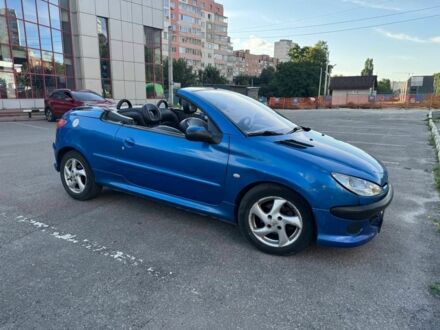 Синій Пежо 206, об'ємом двигуна 1.6 л та пробігом 177 тис. км за 4300 $, фото 1 на Automoto.ua