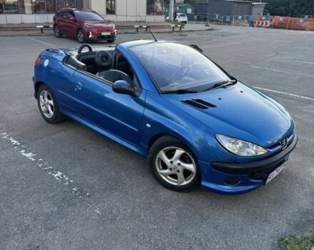 Синий Пежо 206, объемом двигателя 1.6 л и пробегом 177 тыс. км за 4300 $, фото 1 на Automoto.ua