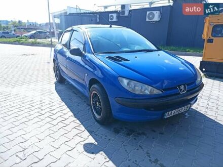 Синій Пежо 206, об'ємом двигуна 1.12 л та пробігом 203 тис. км за 2500 $, фото 1 на Automoto.ua