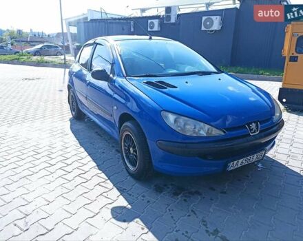 Синий Пежо 206, объемом двигателя 1.12 л и пробегом 203 тыс. км за 2500 $, фото 1 на Automoto.ua