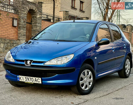 Синий Пежо 206, объемом двигателя 1.4 л и пробегом 133 тыс. км за 5500 $, фото 1 на Automoto.ua