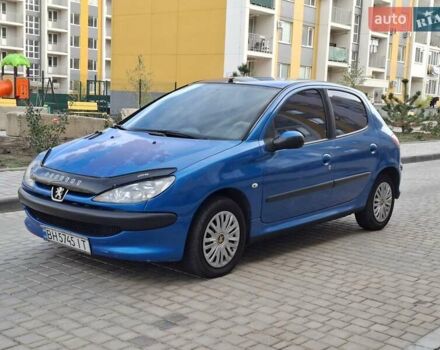 Синий Пежо 206, объемом двигателя 1.36 л и пробегом 226 тыс. км за 3000 $, фото 1 на Automoto.ua