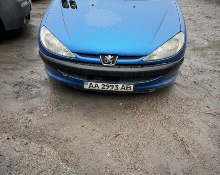 Синий Пежо 206, объемом двигателя 1.4 л и пробегом 197 тыс. км за 2200 $, фото 1 на Automoto.ua