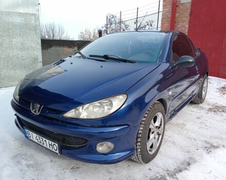 Синий Пежо 206, объемом двигателя 1.6 л и пробегом 198 тыс. км за 3100 $, фото 1 на Automoto.ua