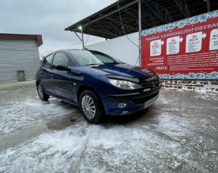 Синий Пежо 206, объемом двигателя 1.4 л и пробегом 270 тыс. км за 3650 $, фото 1 на Automoto.ua