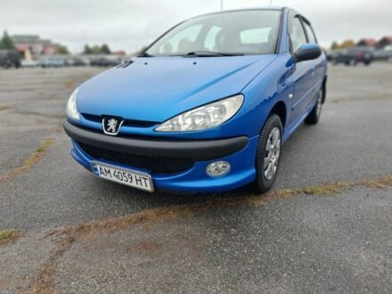 Синий Пежо 206, объемом двигателя 1.4 л и пробегом 153 тыс. км за 4350 $, фото 1 на Automoto.ua
