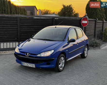 Синий Пежо 206, объемом двигателя 1.4 л и пробегом 199 тыс. км за 2600 $, фото 1 на Automoto.ua