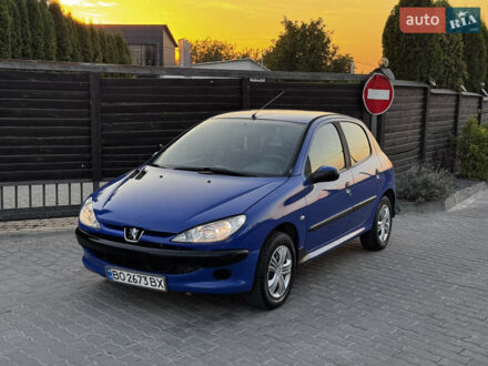 Синій Пежо 206, об'ємом двигуна 1.36 л та пробігом 201 тис. км за 2500 $, фото 1 на Automoto.ua