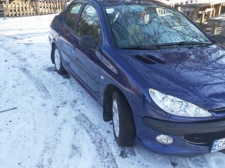 Синій Пежо 206, об'ємом двигуна 1.36 л та пробігом 93 тис. км за 4500 $, фото 1 на Automoto.ua