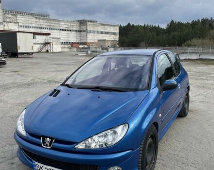 Синий Пежо 206, объемом двигателя 1.6 л и пробегом 178 тыс. км за 2700 $, фото 1 на Automoto.ua