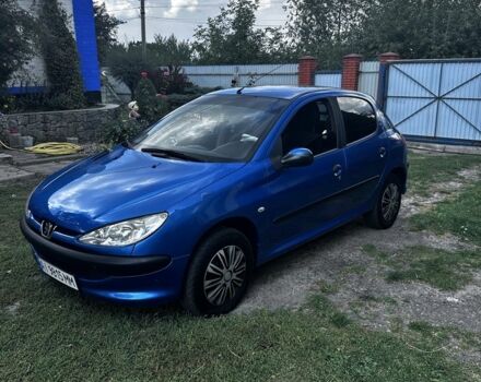 Синий Пежо 206, объемом двигателя 1.4 л и пробегом 151 тыс. км за 6400 $, фото 1 на Automoto.ua