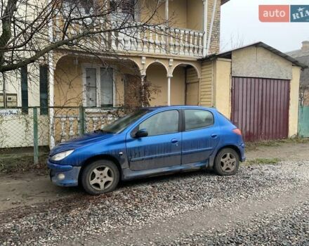 Синий Пежо 206, объемом двигателя 1.4 л и пробегом 190 тыс. км за 2800 $, фото 1 на Automoto.ua