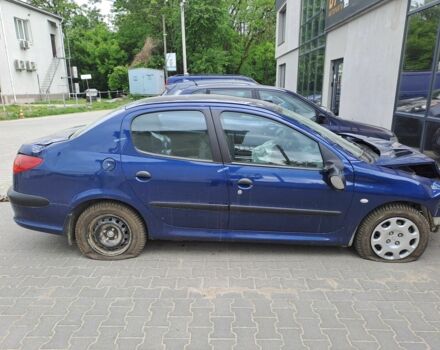Синий Пежо 206, объемом двигателя 1.6 л и пробегом 17 тыс. км за 800 $, фото 1 на Automoto.ua