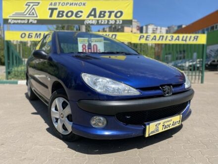 Пежо 206 2010 в Кривом Роге на Automoto.ua Синий Пежо 206, объемом двигателя 1.4 л и пробегом 167 тыс. км за 4200 $, фото 1 на Automoto.ua
