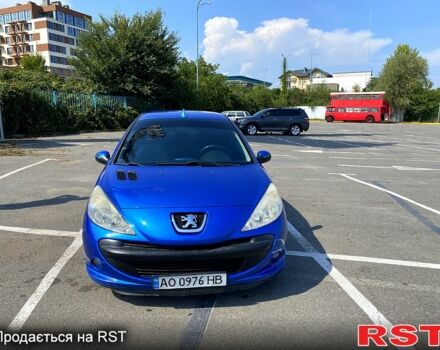 Синий Пежо 206, объемом двигателя 1.1 л и пробегом 165 тыс. км за 4300 $, фото 1 на Automoto.ua