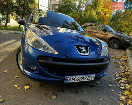 Синий Пежо 206, объемом двигателя 1.12 л и пробегом 178 тыс. км за 4400 $, фото 1 на Automoto.ua